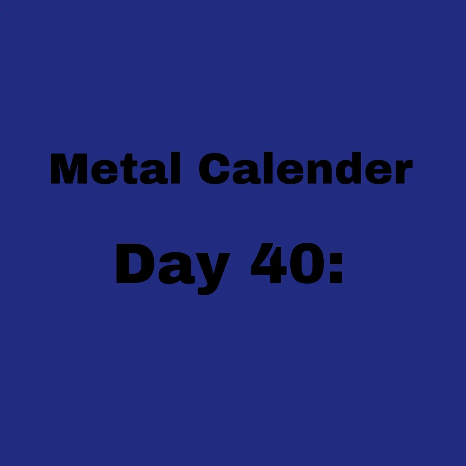 @Rock & Metal Calender