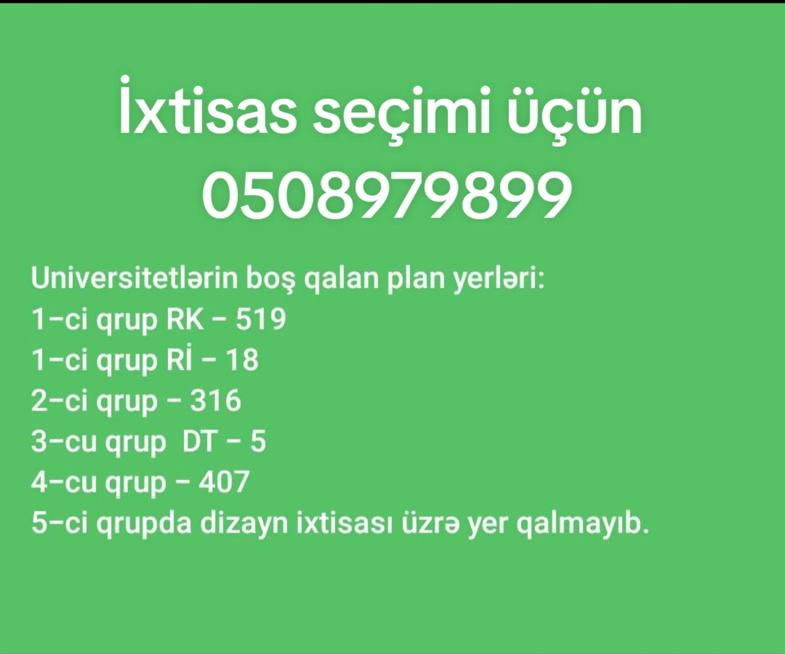 @Bədəl müəllimlə ixtisas seçimi
