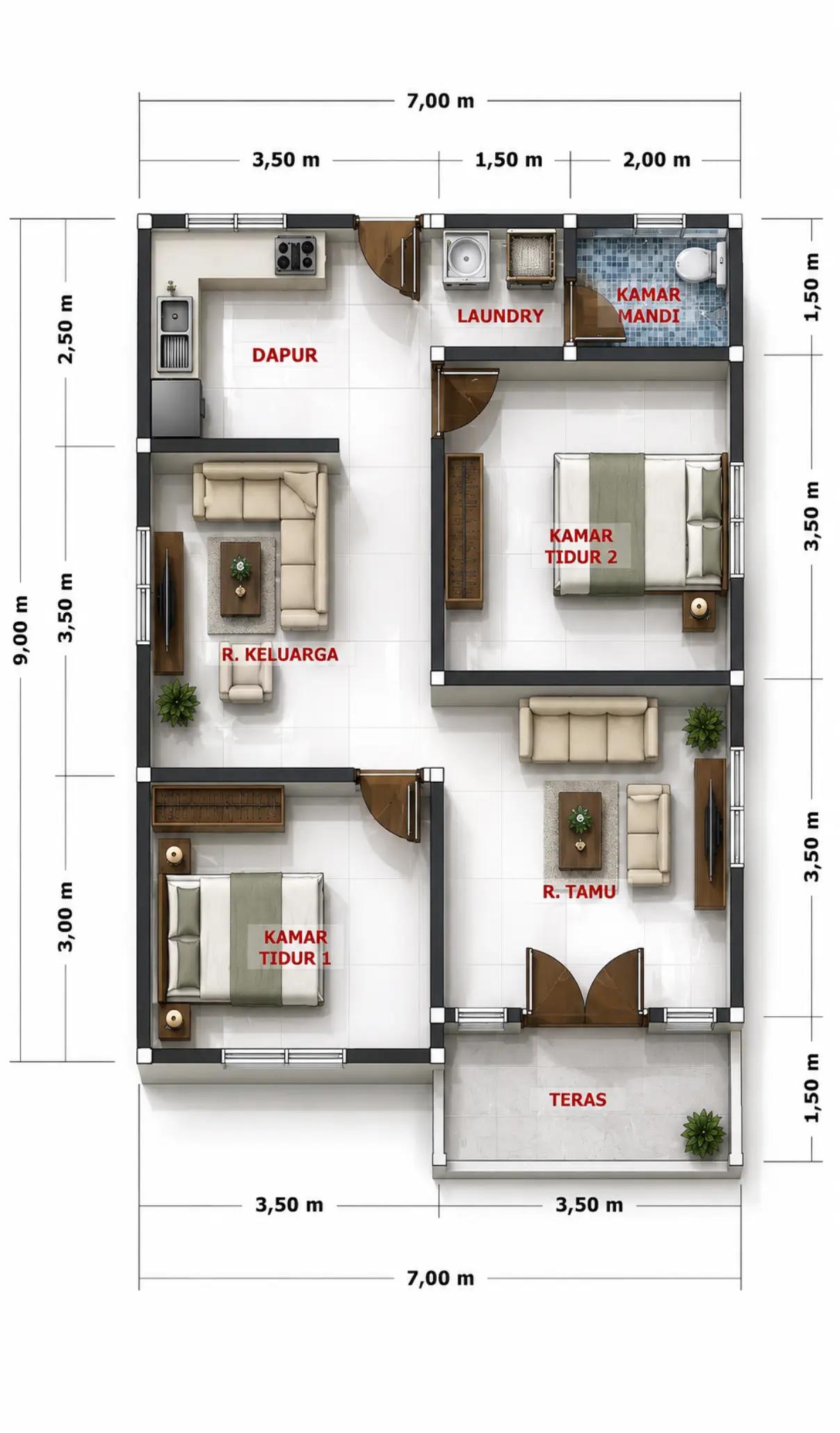 @DESAIN RUMAH LISTANTO ARCH