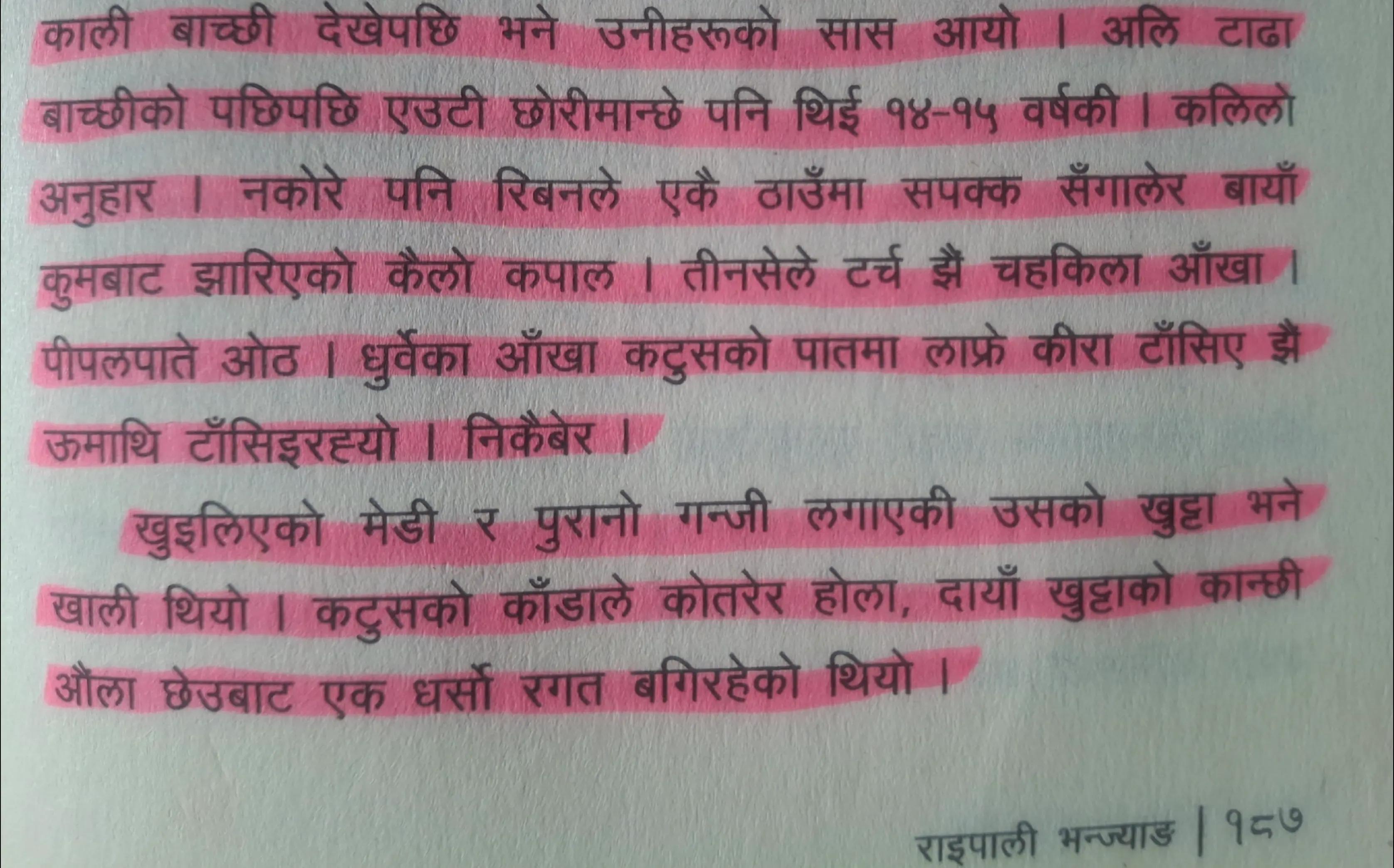 @राइपाली भन्ज्याङ - A novel