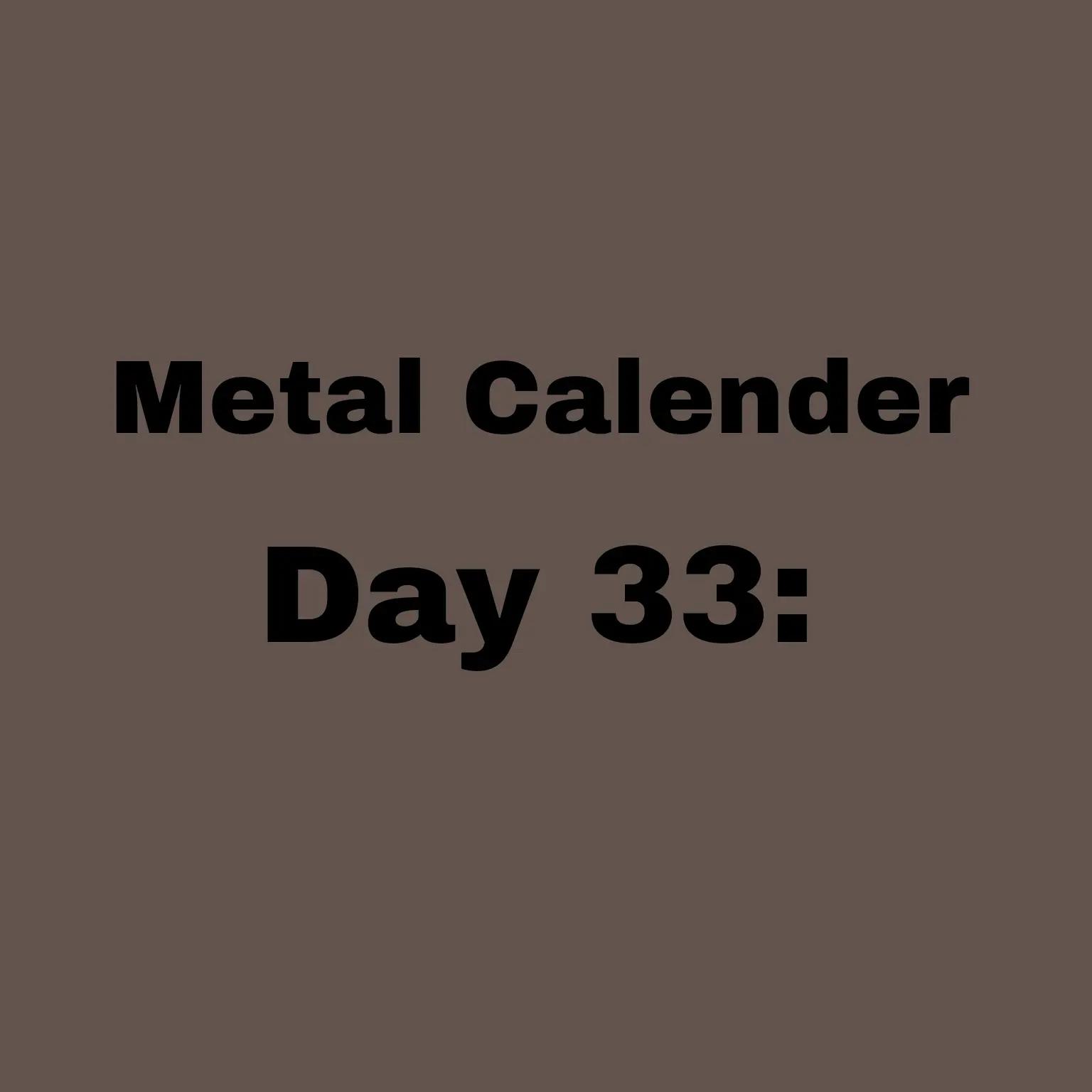 @Rock & Metal Calender