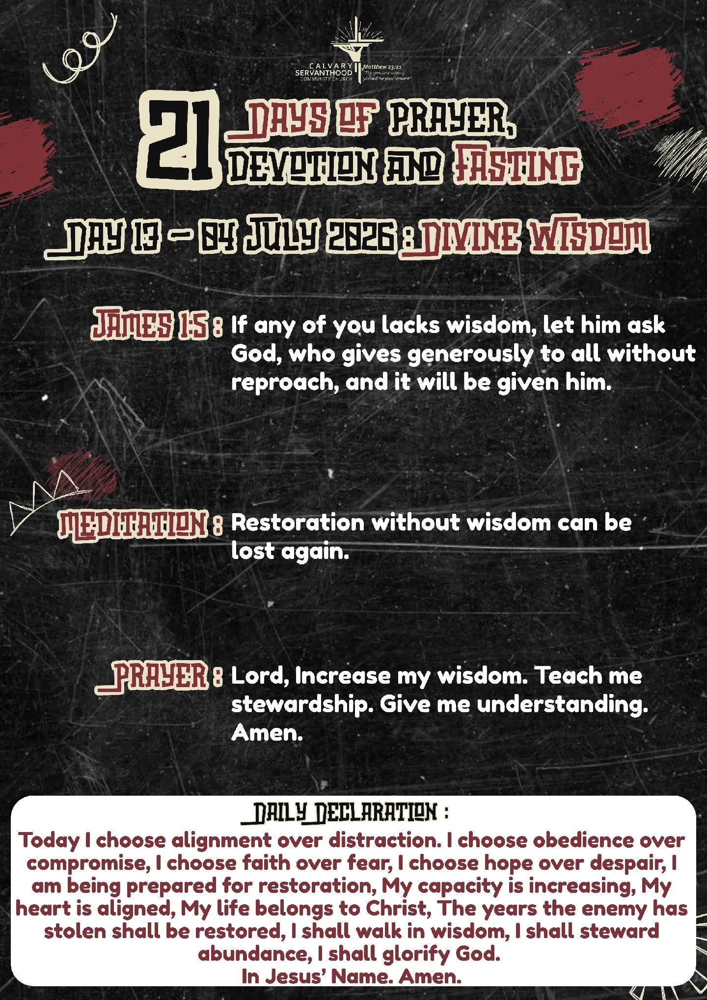 @CalvaryservanthoodCC