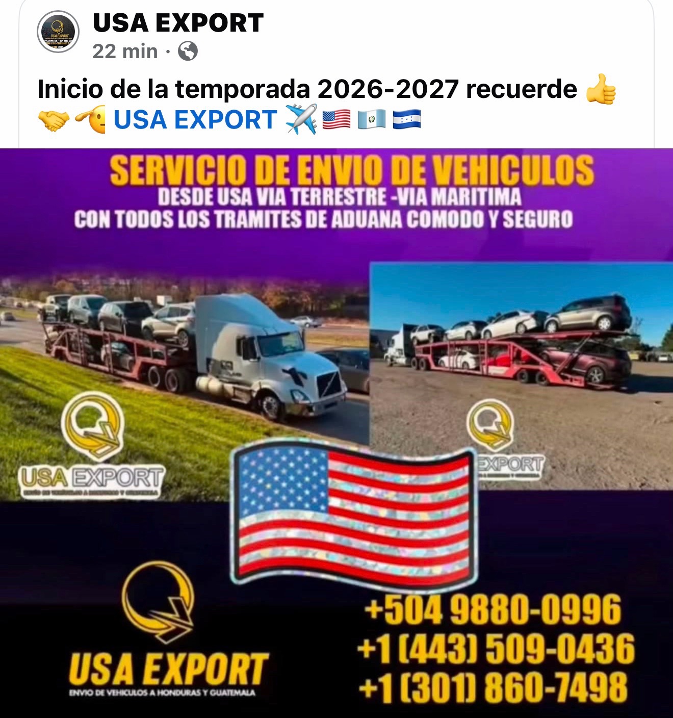 @USA EXPORT 🇺🇸22R🚙