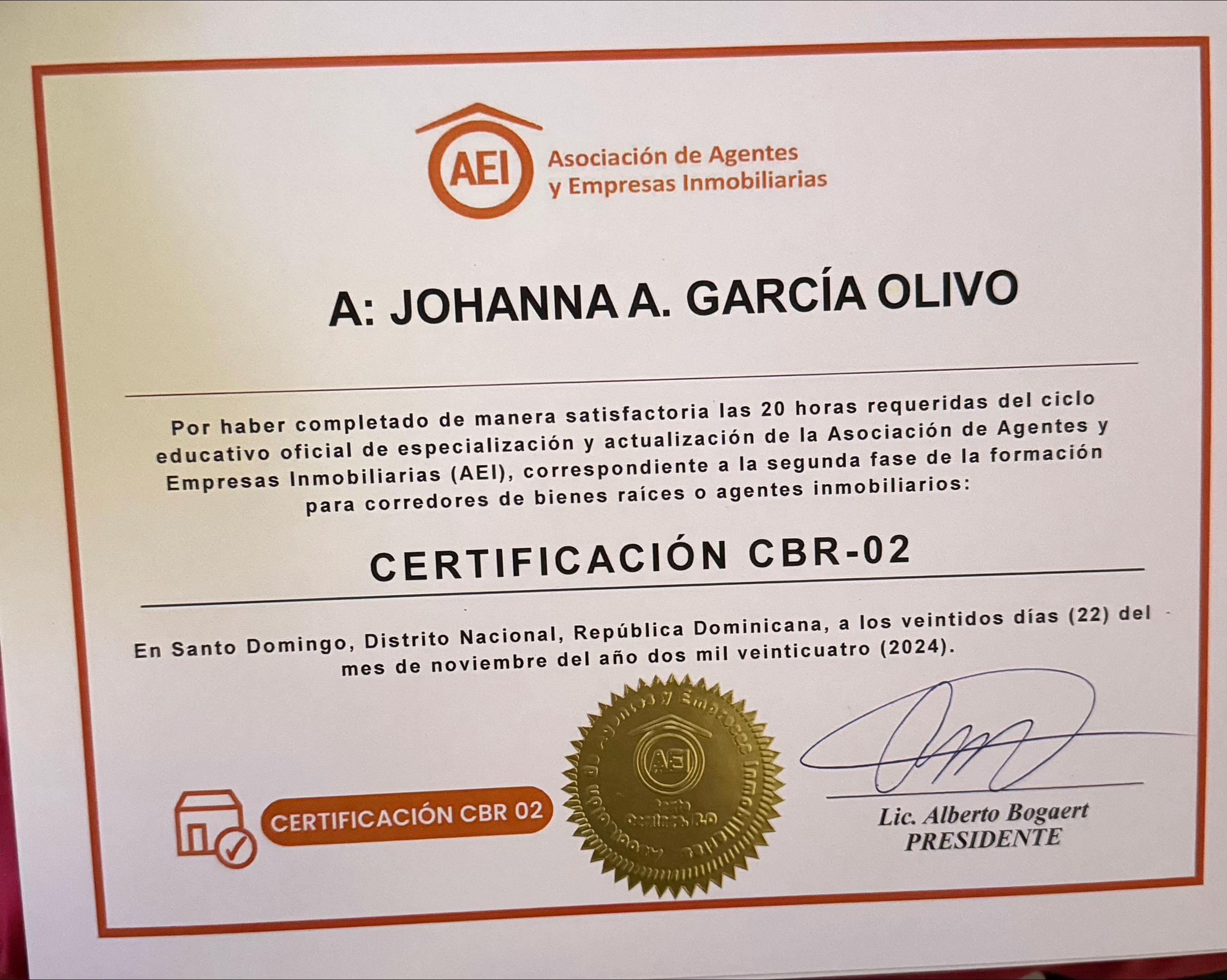 @Johanna Garcia-BienesRa&iacute;ces RD