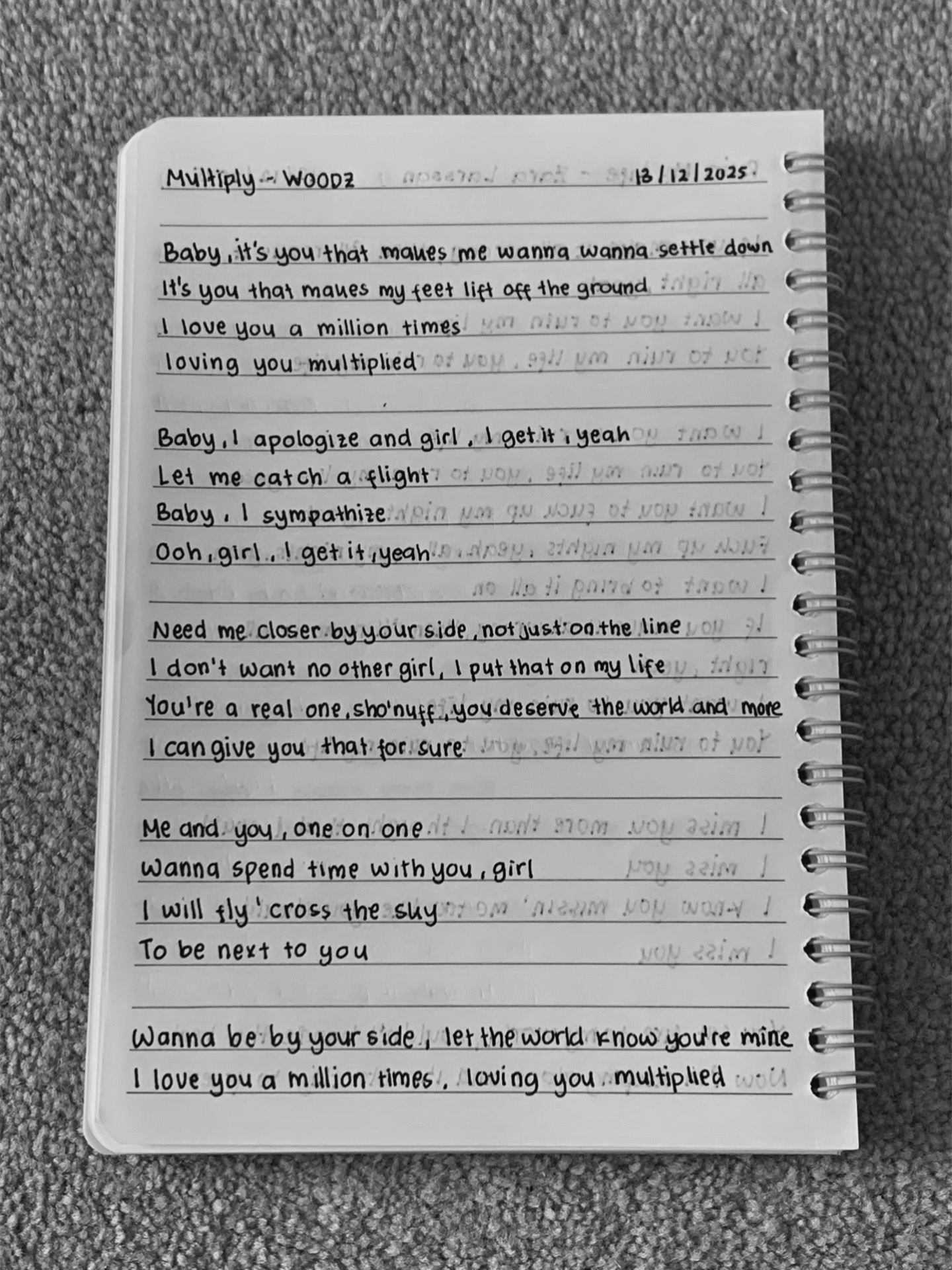 @handwriting lyrics