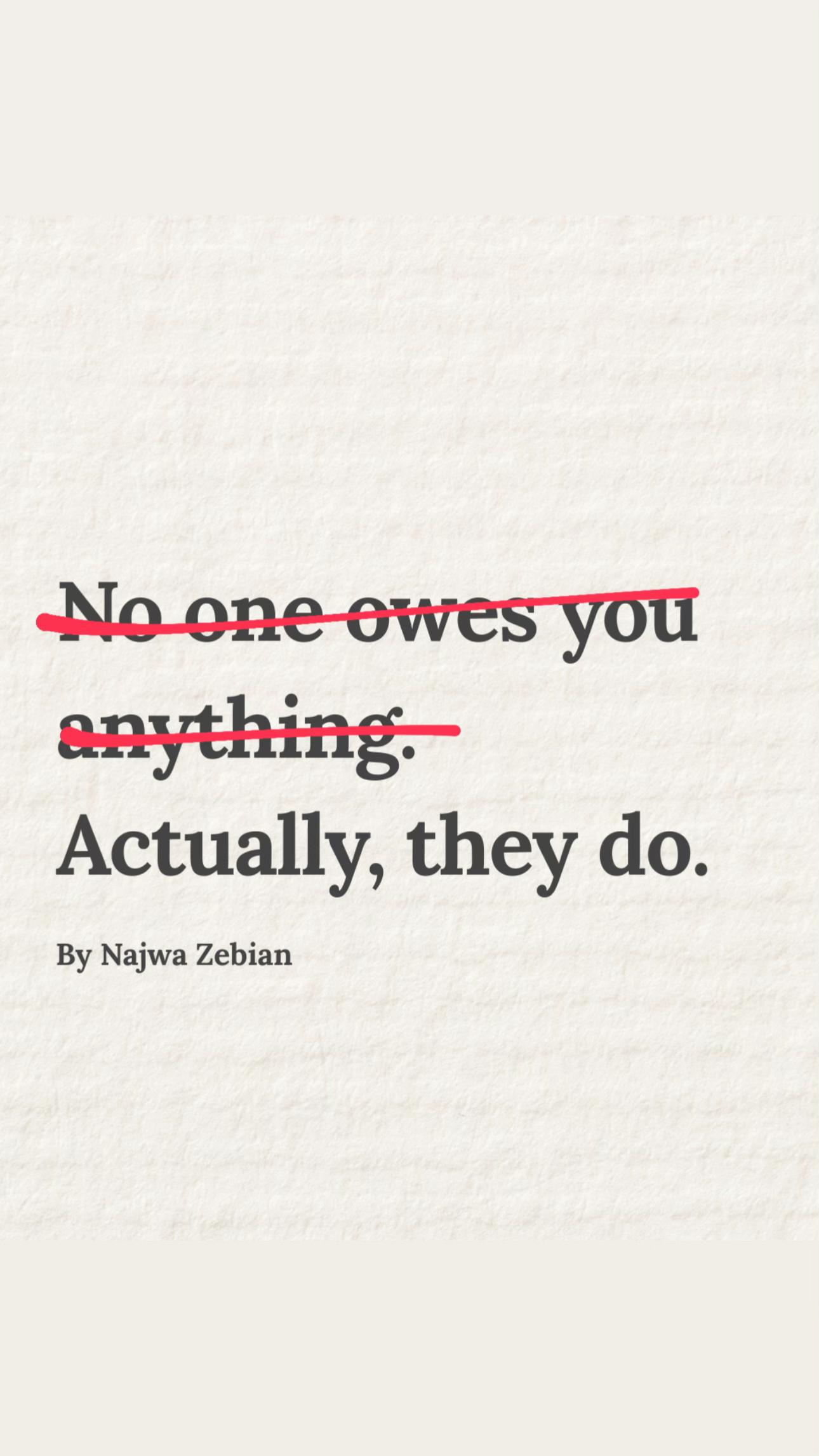@Najwa Zebian