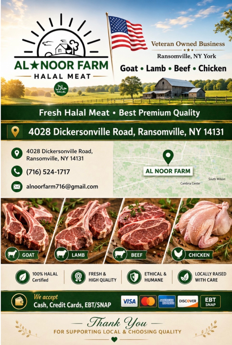 @Al Noor Farm, Lewiston N.Y.