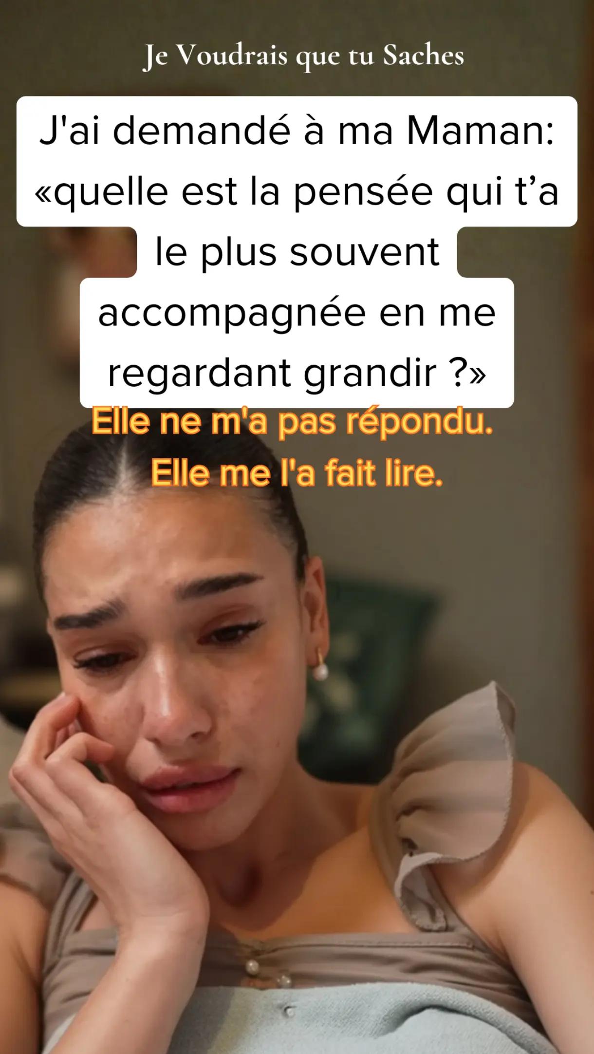 @Je Voudrais Que Tu Saches