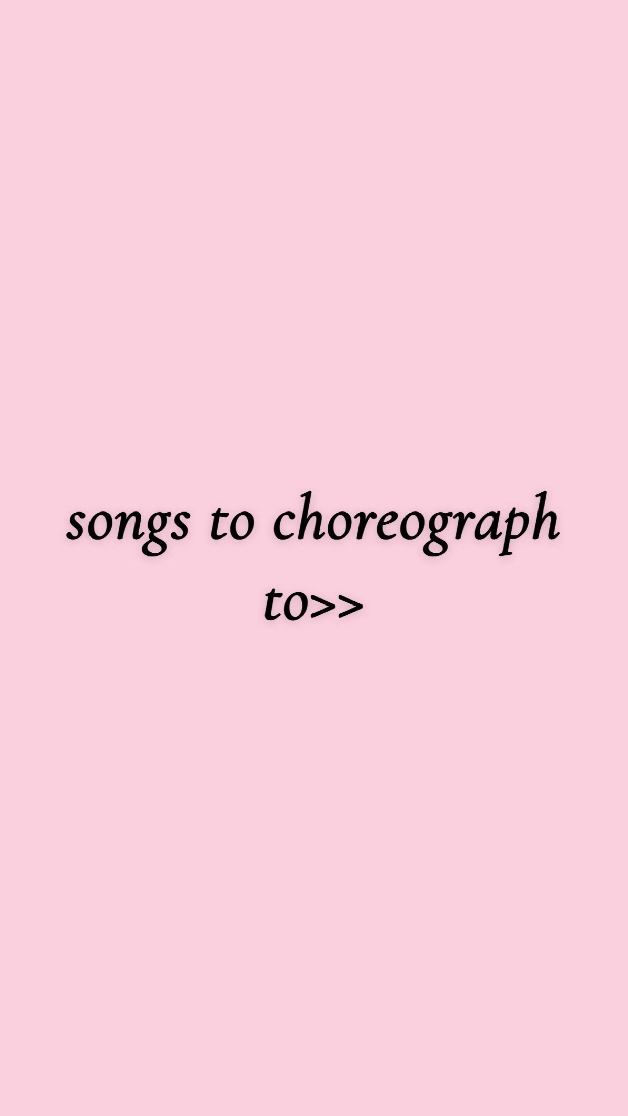 @dance ideas!