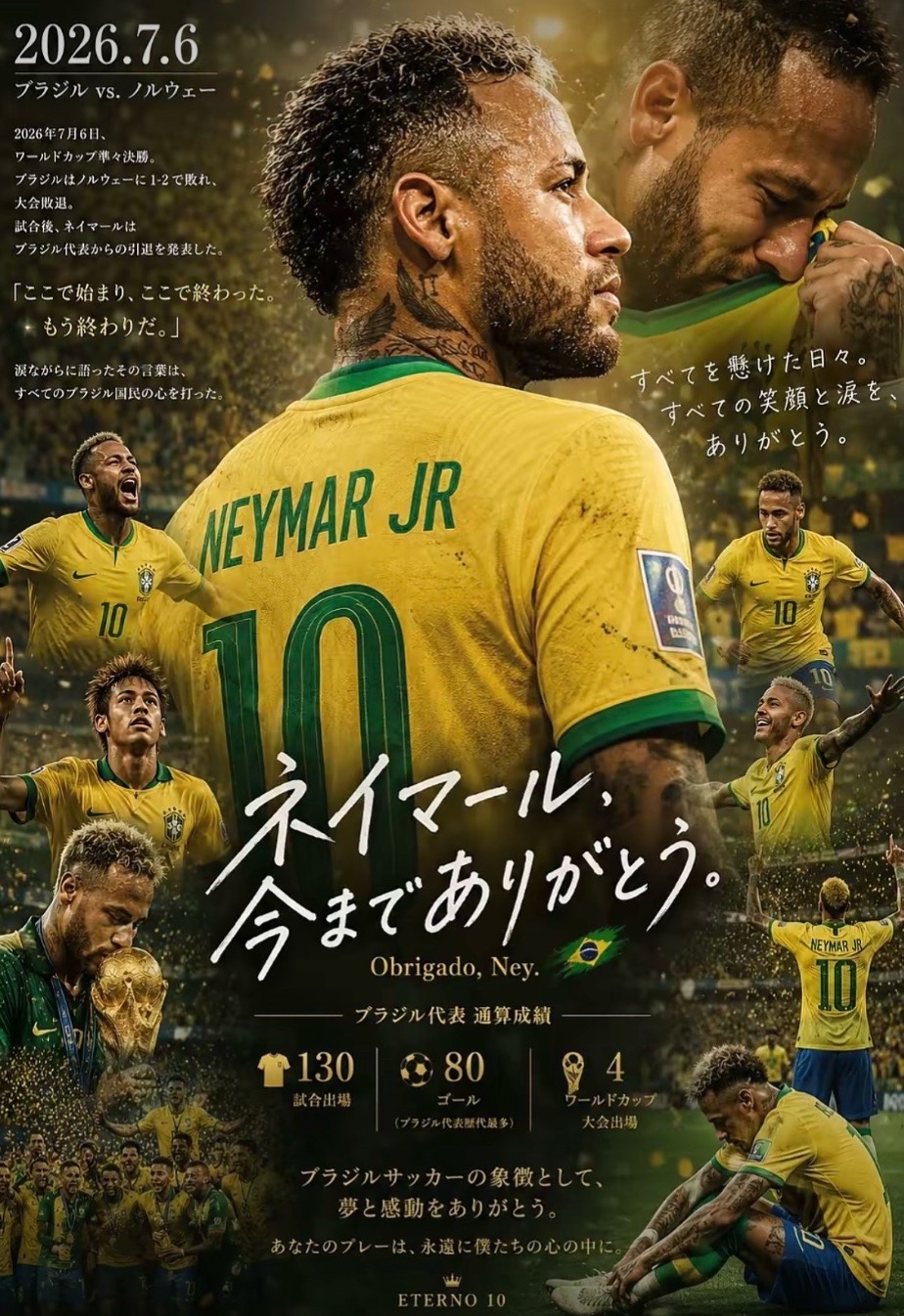 @ネイマール引退悲しい人⚽️