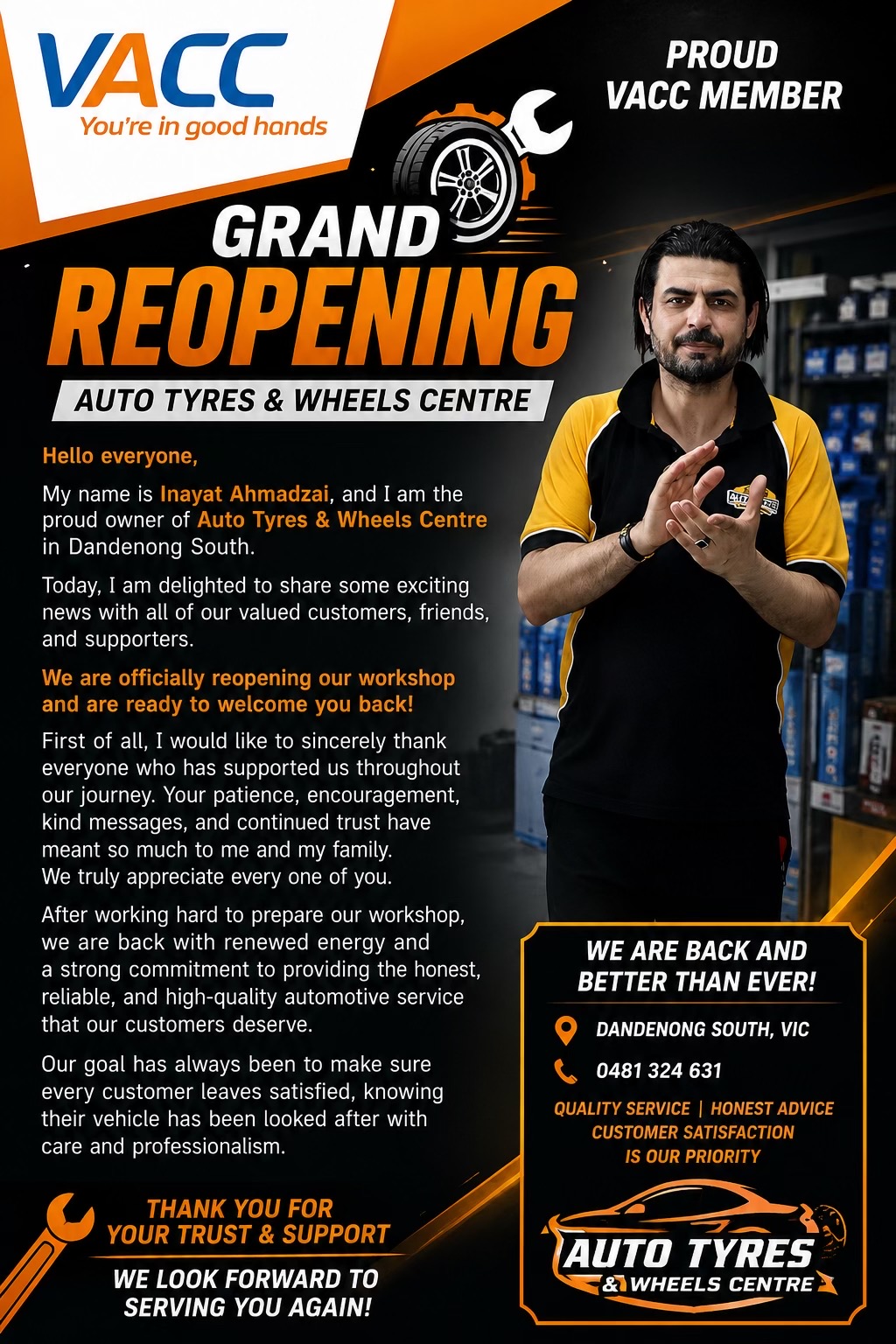 @Auto Tyres And Wheels Center