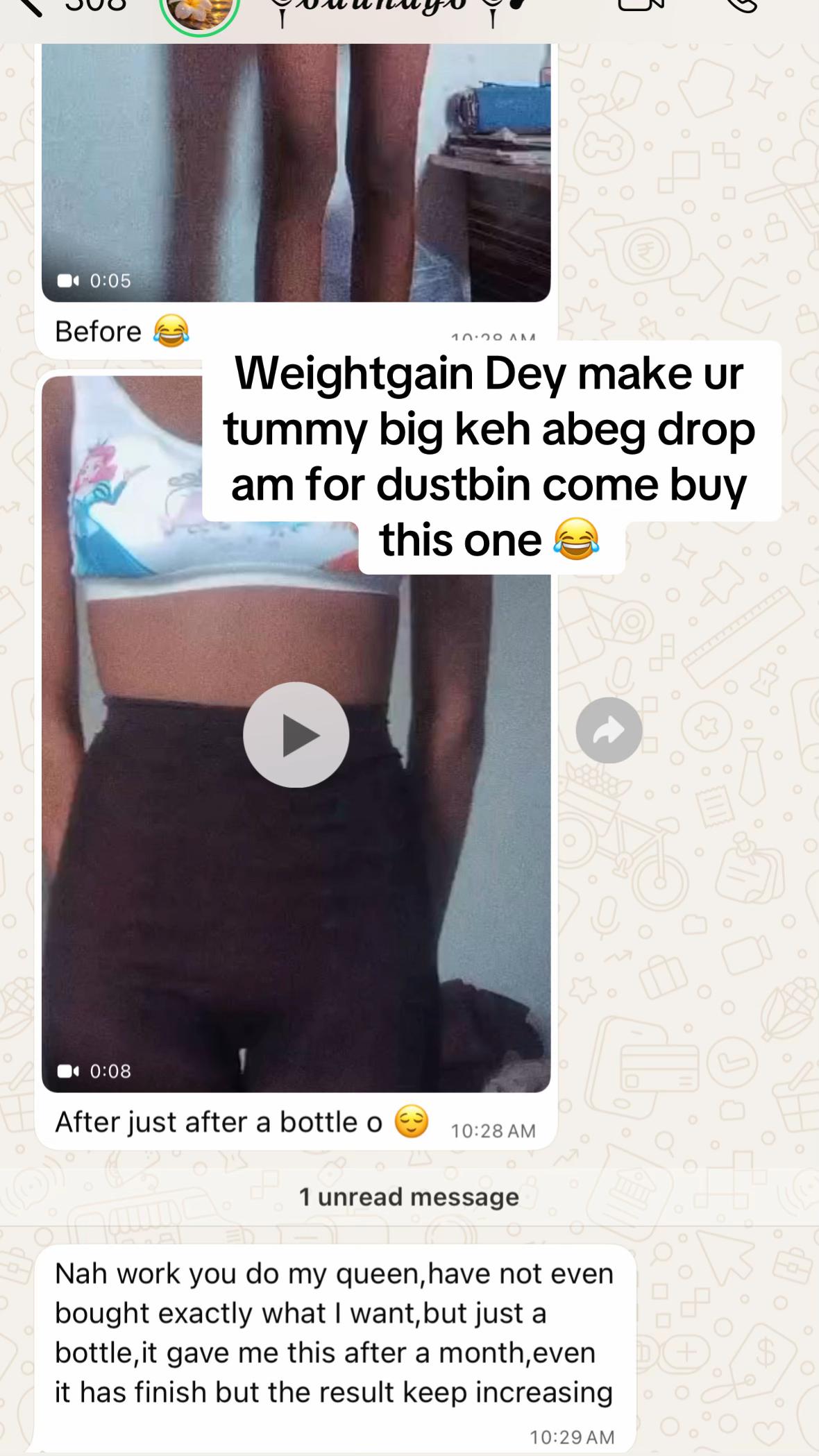 @Weightgain in Lagos