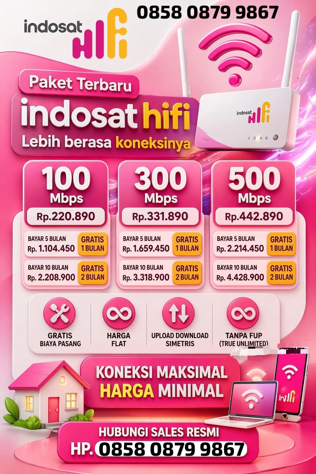 @WIFI Indosat hifi 🤝 MNC play
