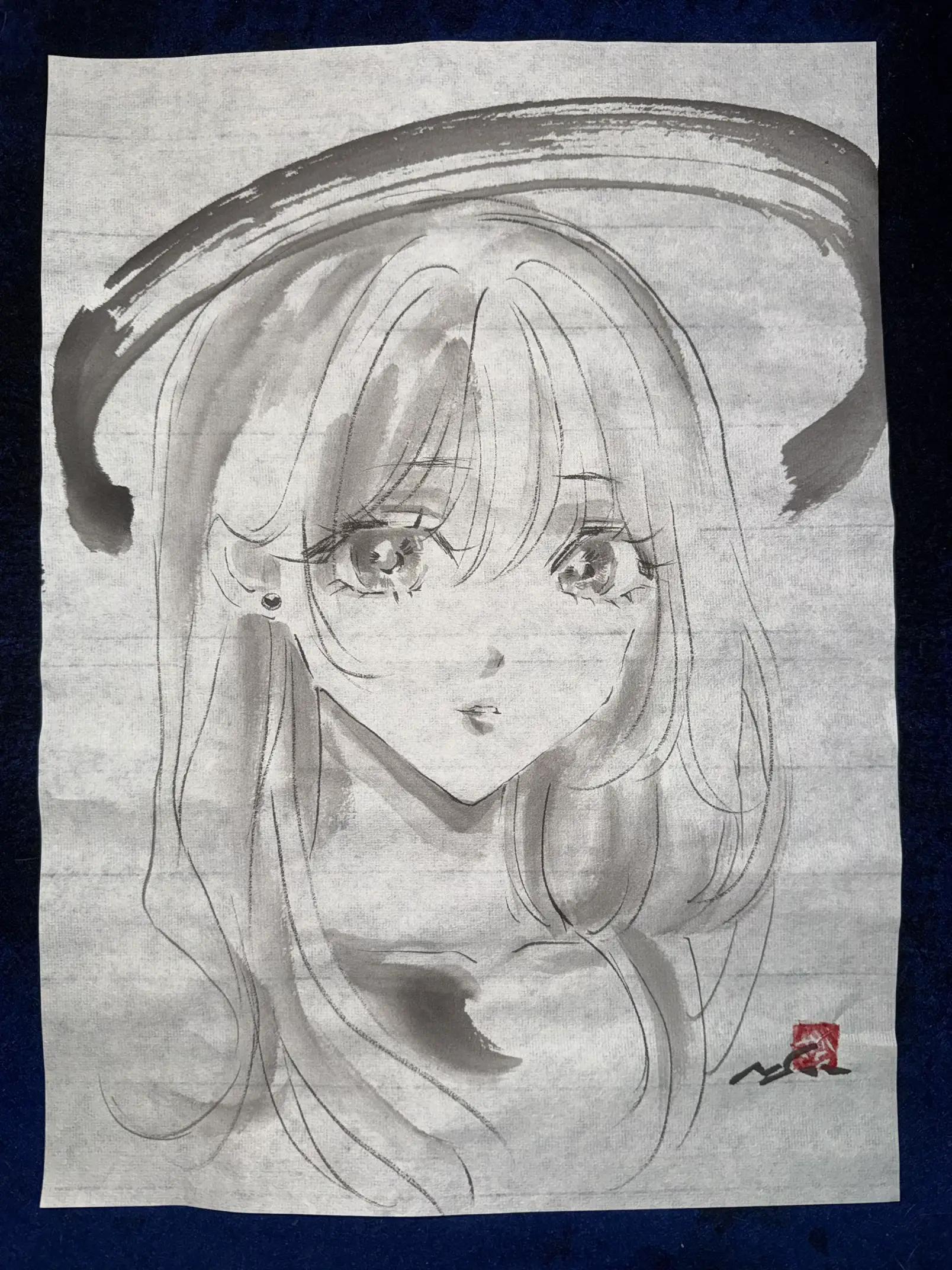 @まさい【うーちゃんちの墨絵画家】