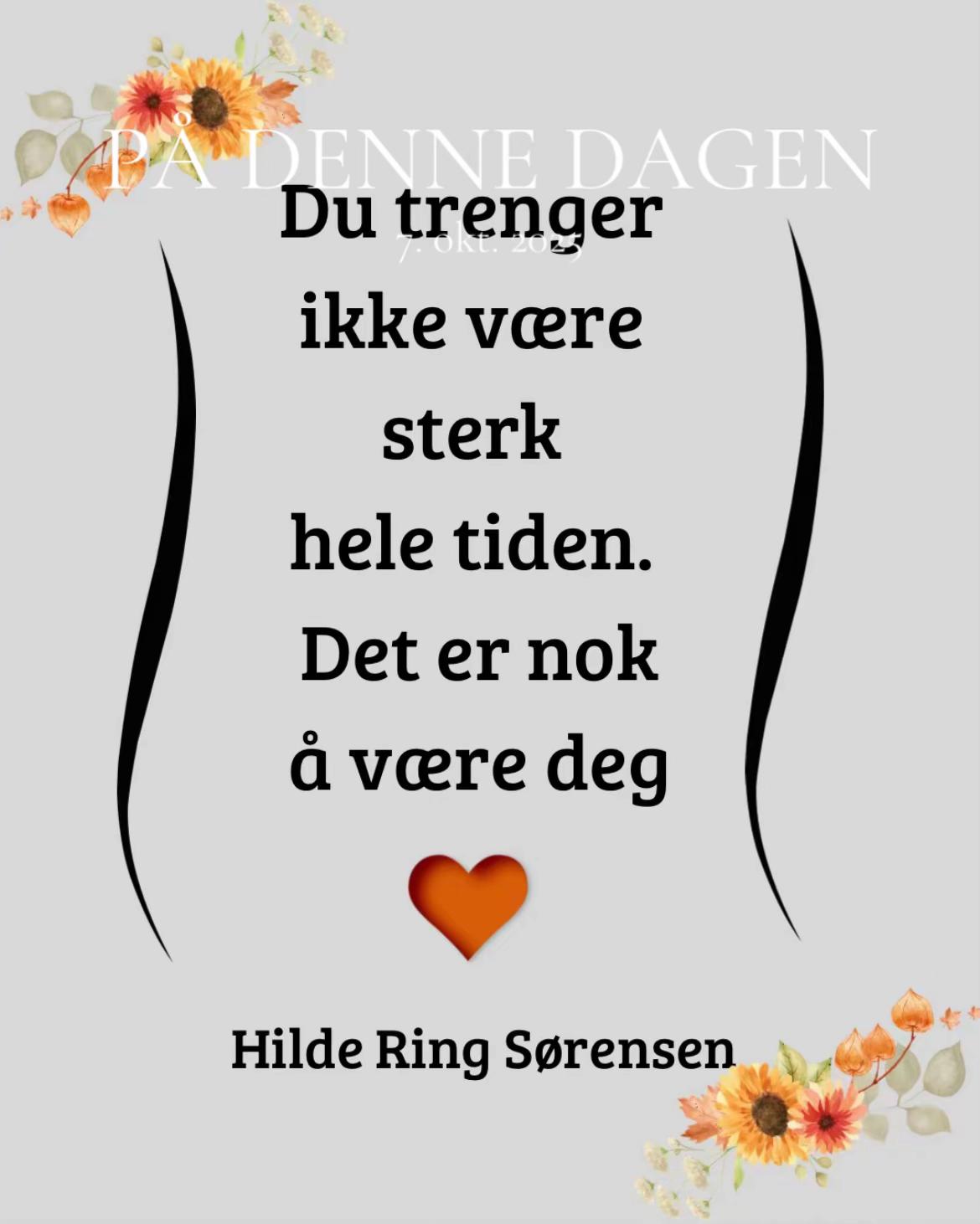 @Hilde Ring Sørensen