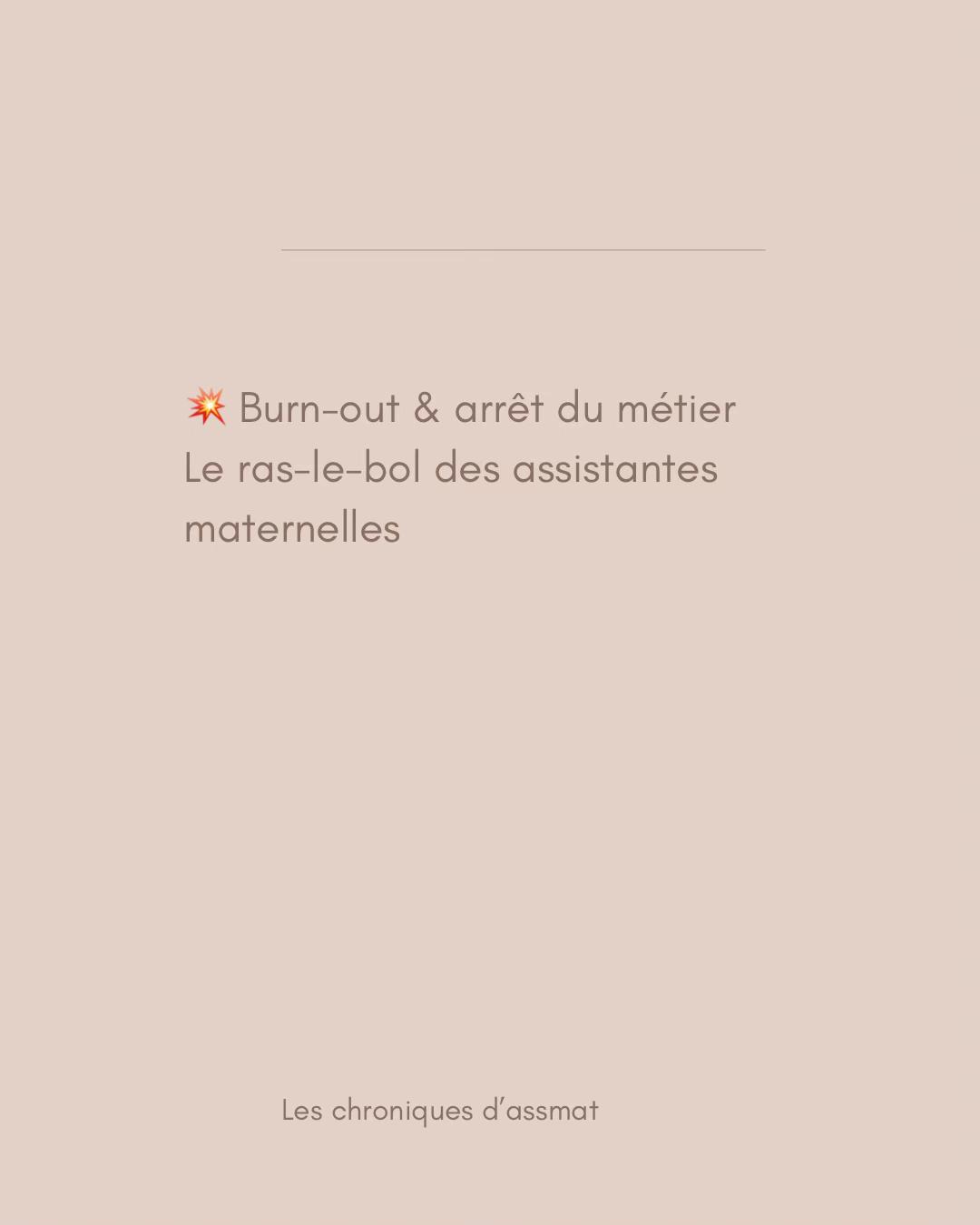 @Les chroniques d&rsquo;assmat