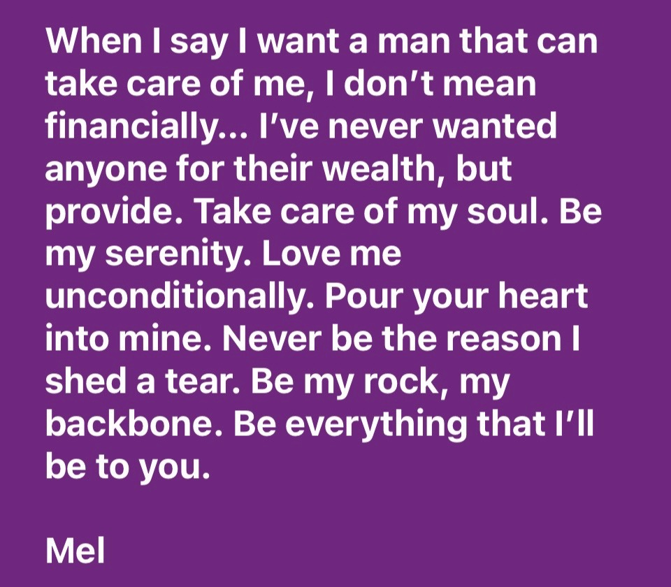@MEL THE CEO