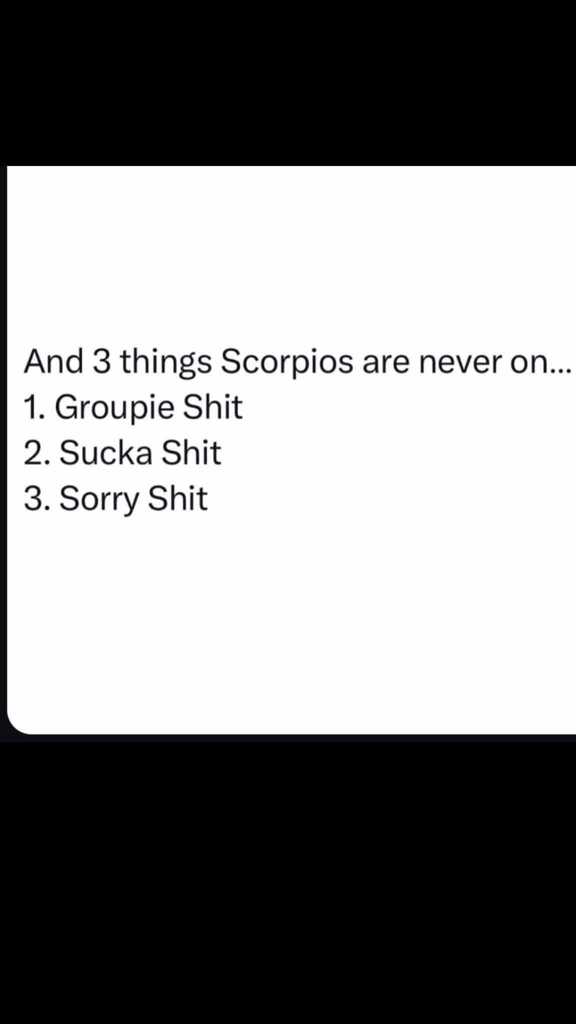 @The best of scorpios 🦂🦂❌