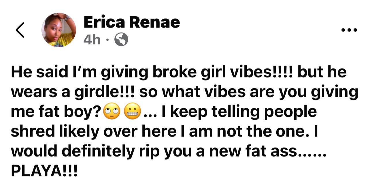 @EricaRenae ❌