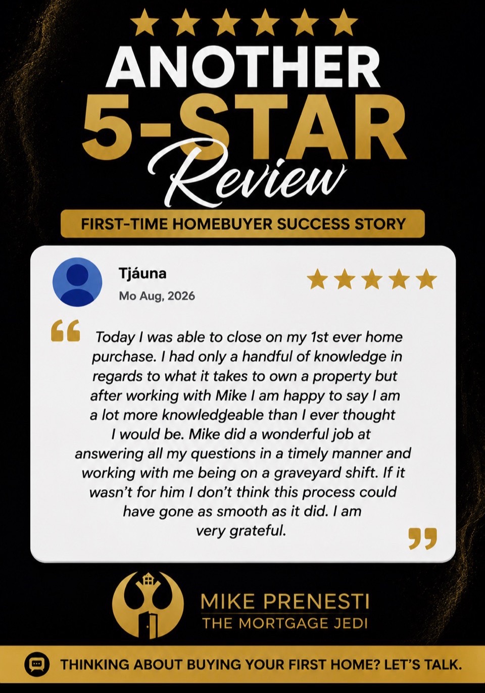 @MikePrenesti The MortgageJedi