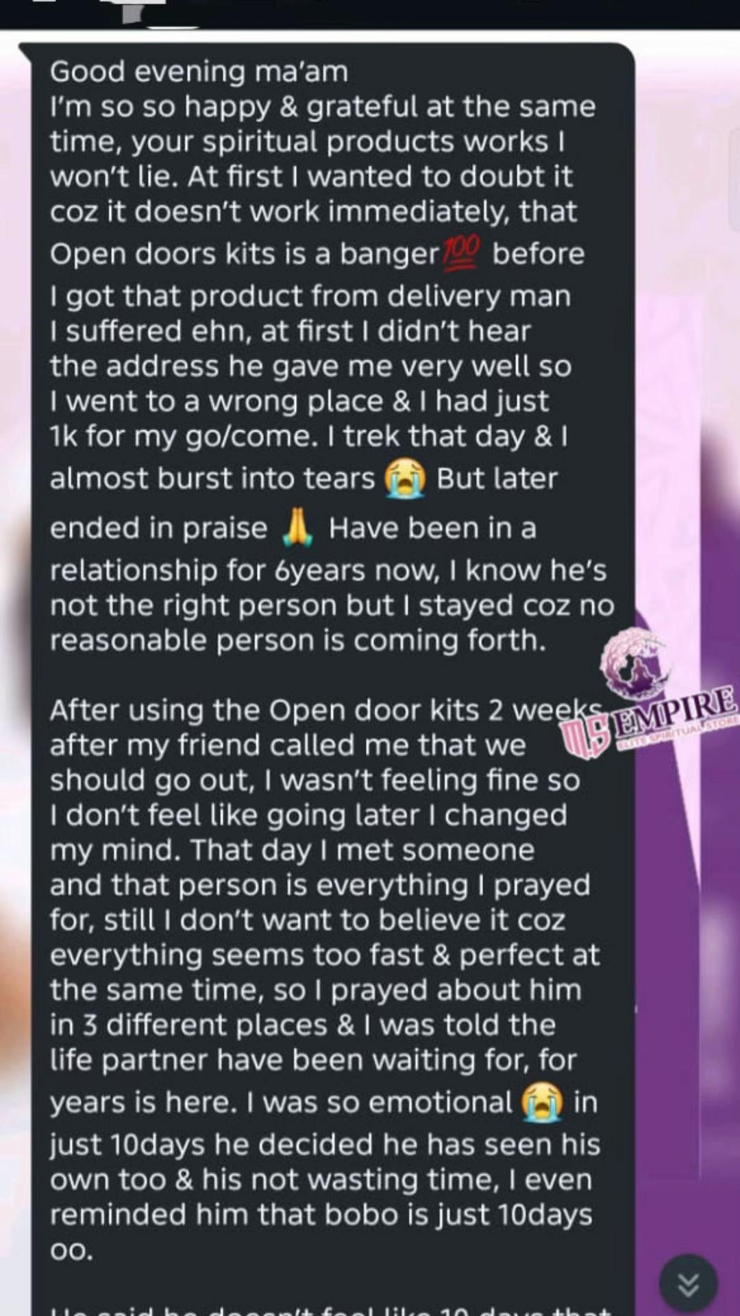 @msempire.ng 🔮 Spiritual Tools