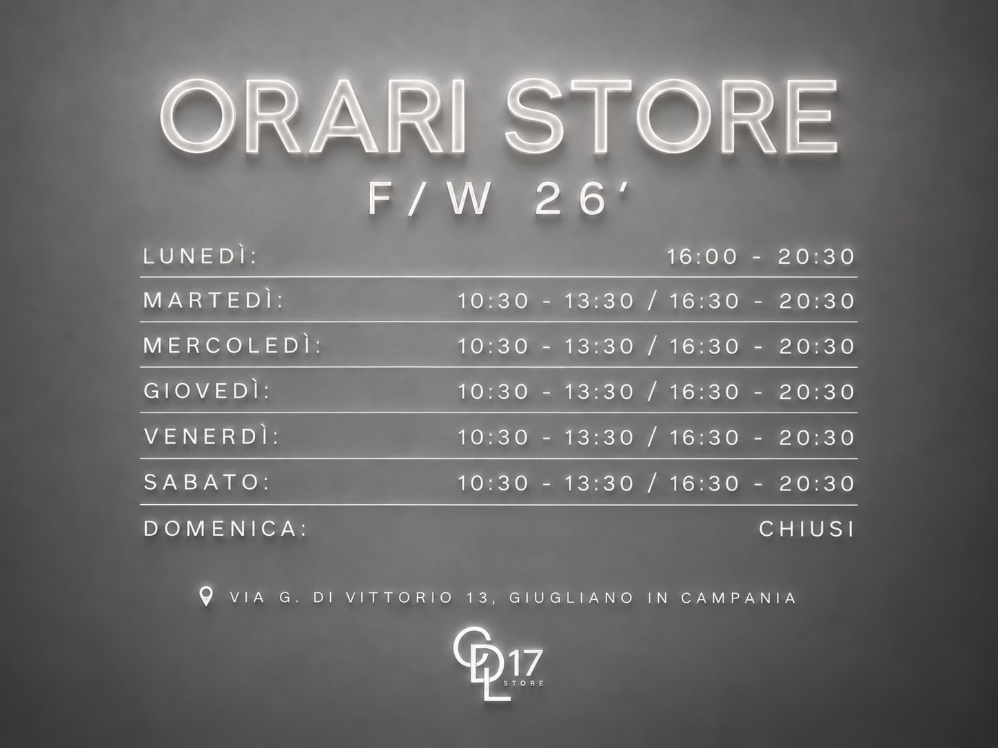 @CDL 17 STORE