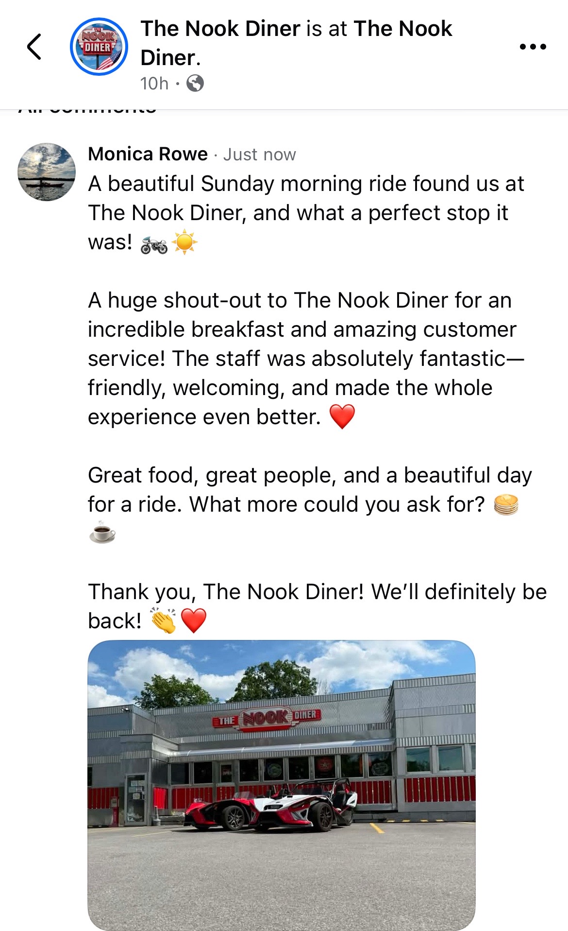@The Nook Diner Hillsboro NH