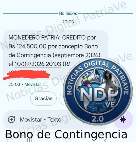 @NoticiasDPatria_Ve