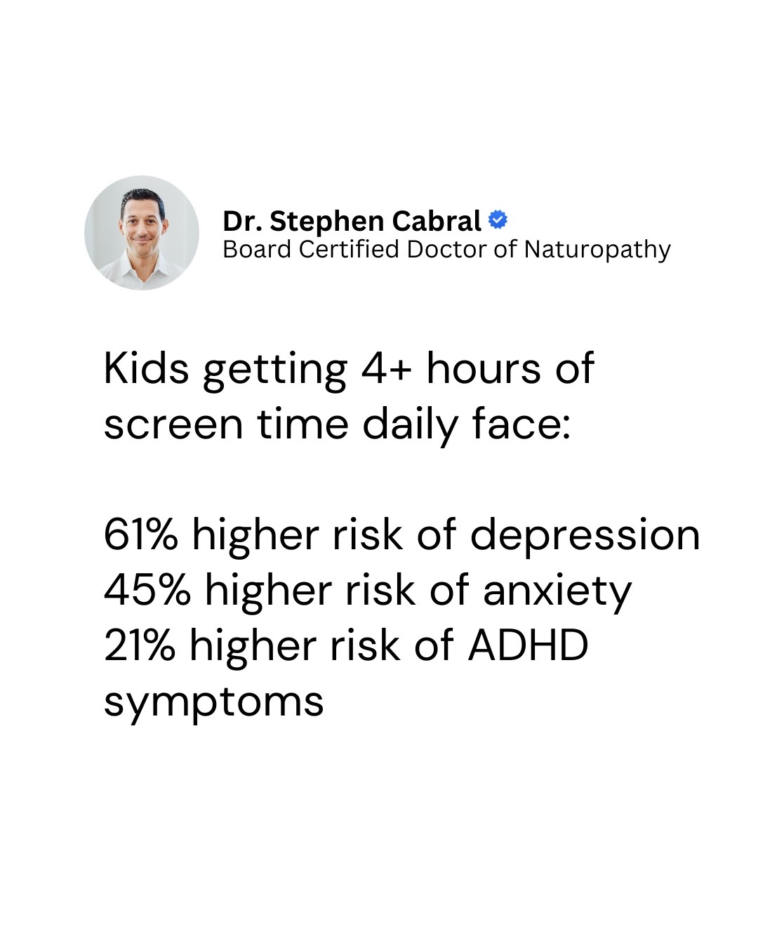 @Dr. Stephen Cabral