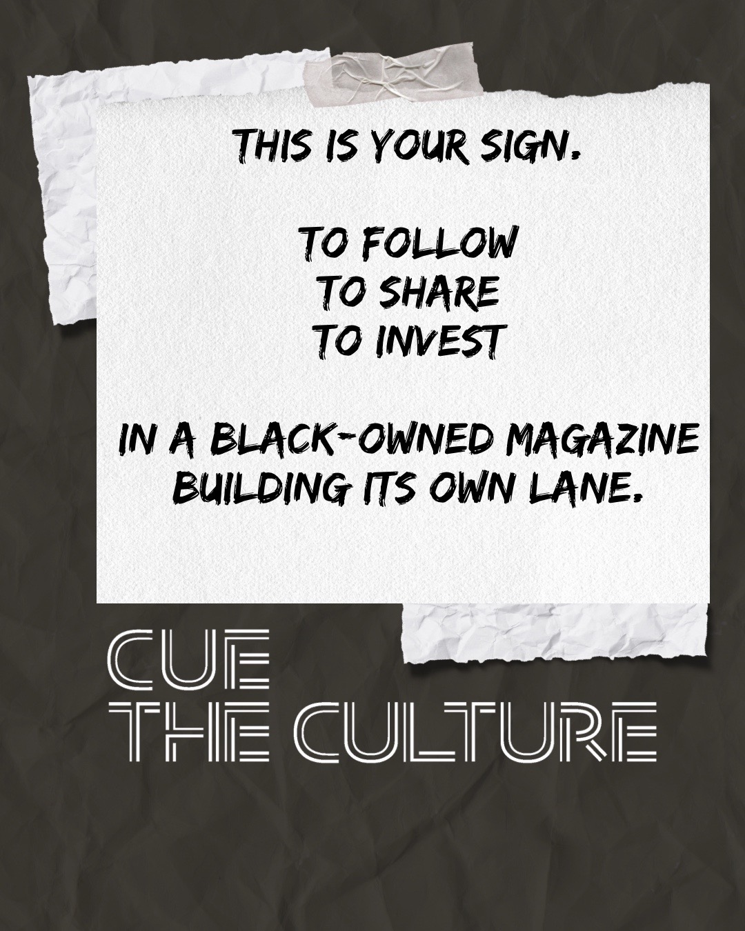 @Cue The Culture
