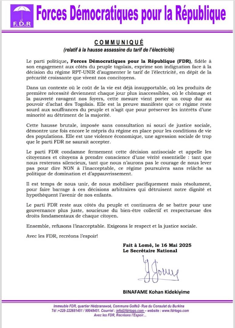 @Parti Politique FDR