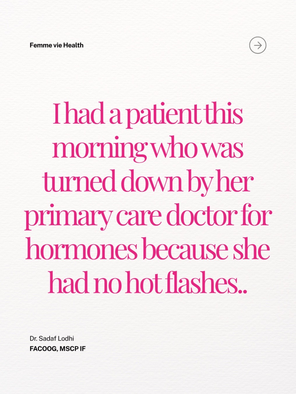 @Dr. Sadaf | OBGYN