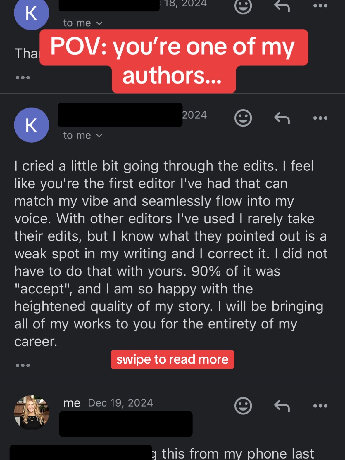 @Allison Buehner, Book Editor✍️