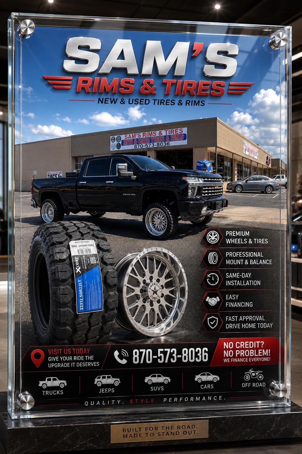 @Sam’s rims & tires