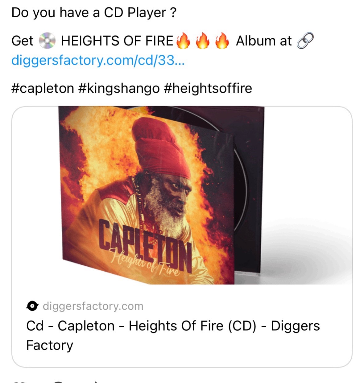 @Capleton King Shango