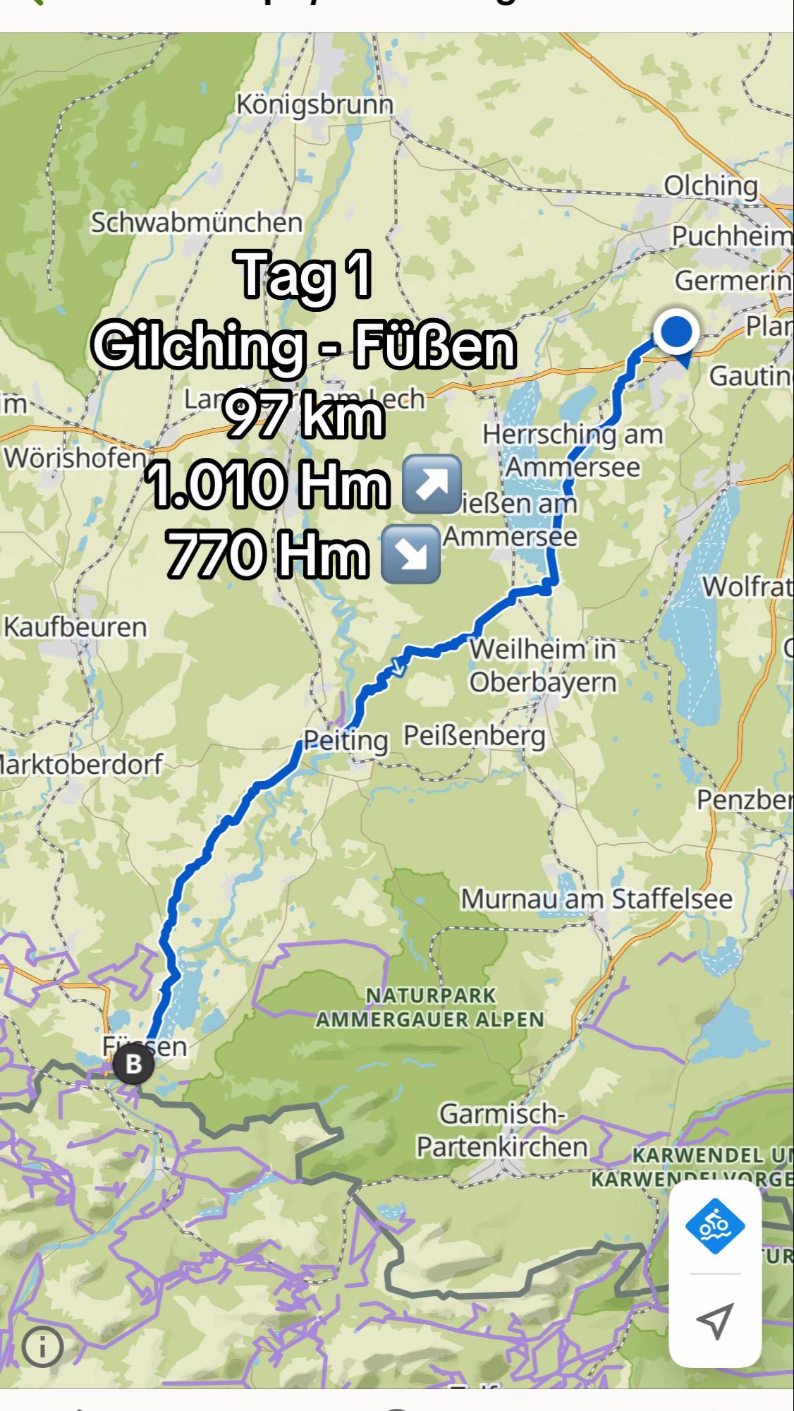 @Alter Mann mit Bike