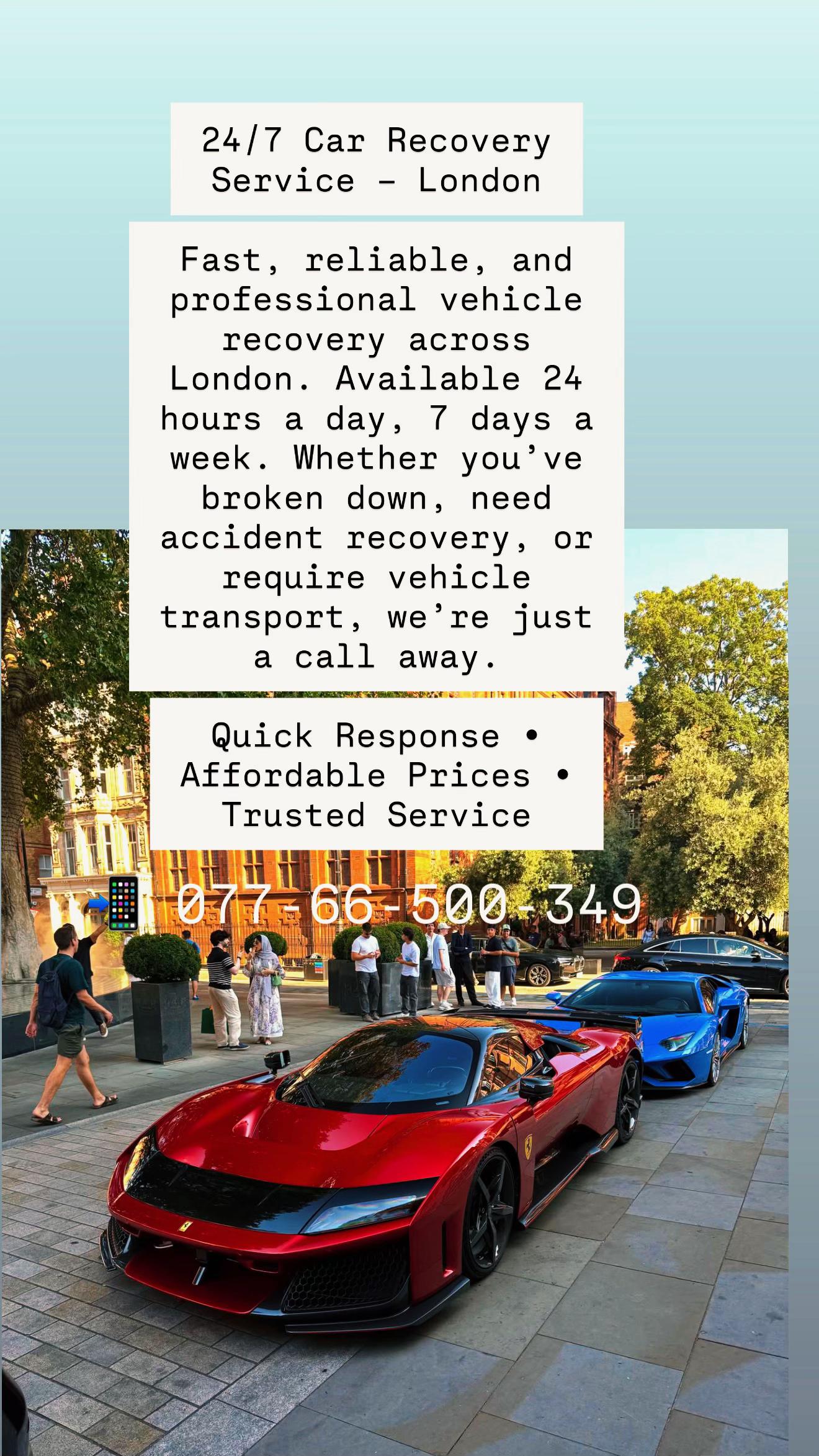 @Bala recovery north london✅