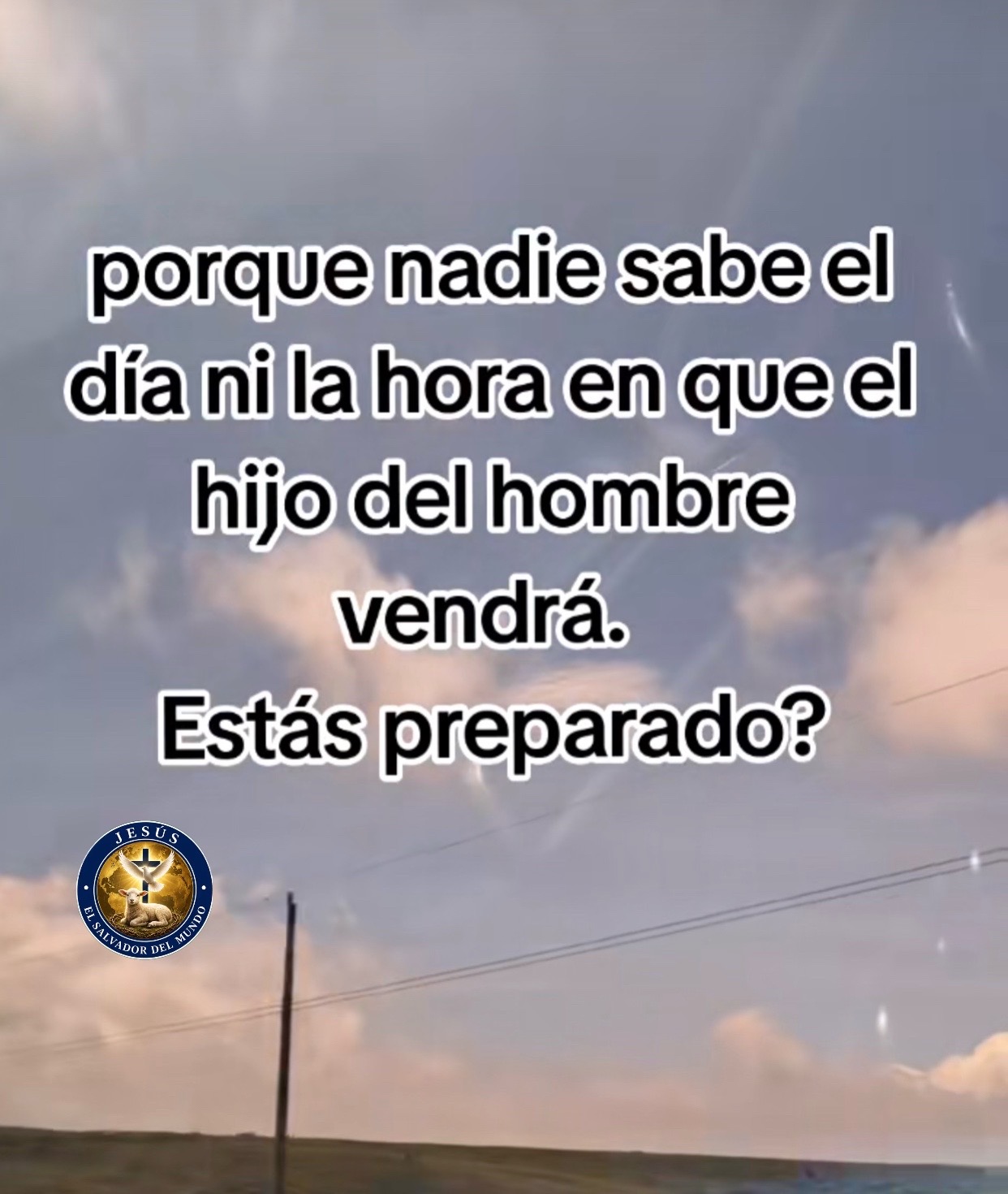 @Jes&uacute;s El Salvador del mundoDdJ
