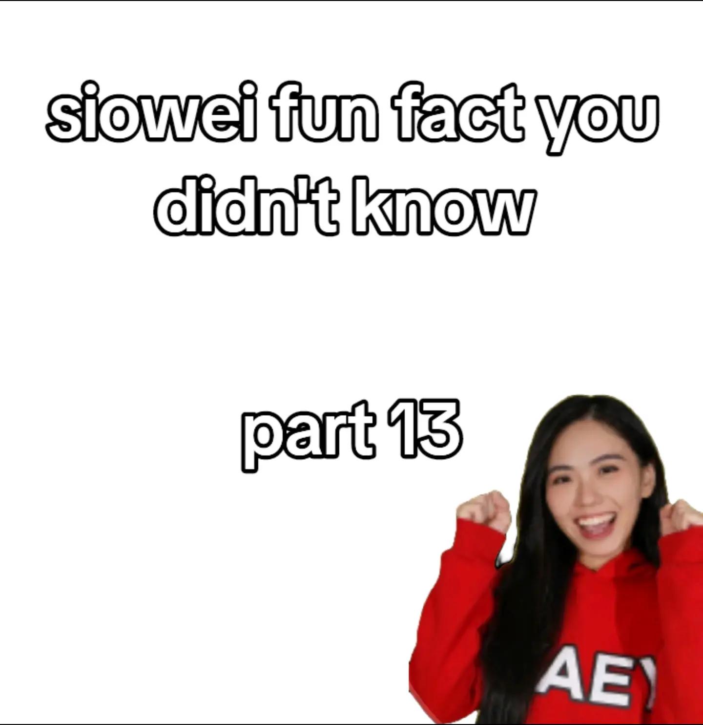 @siowei fact and meme