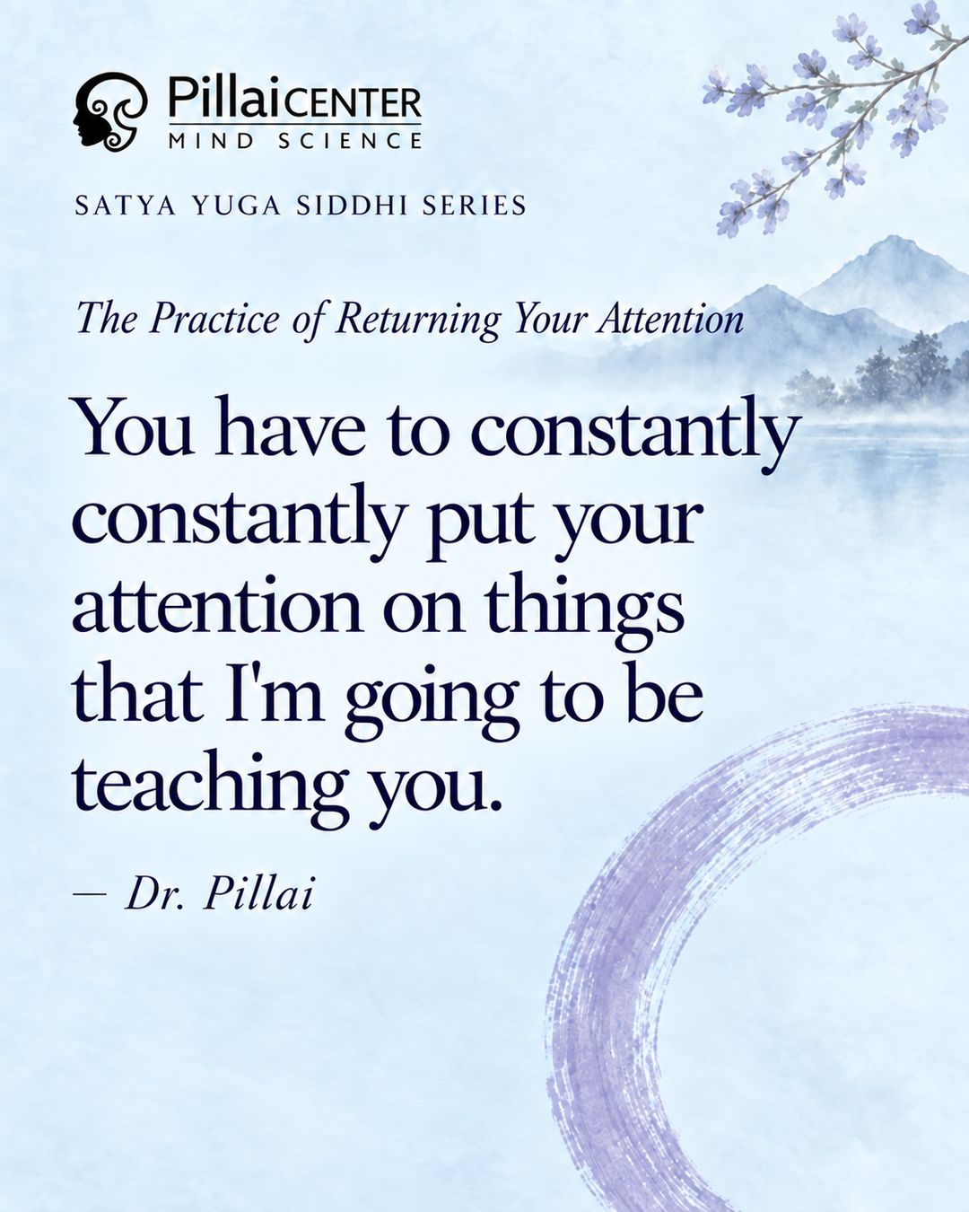 @Pillai Center