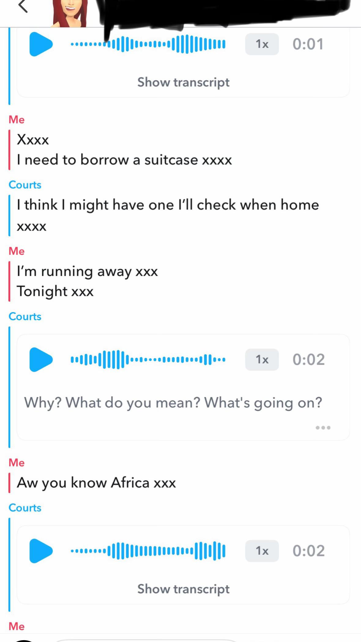 @chantel x