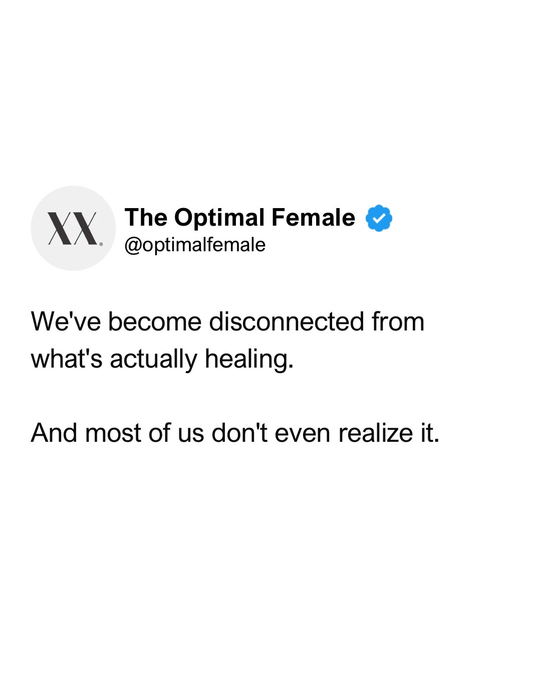 @The Optimal Female