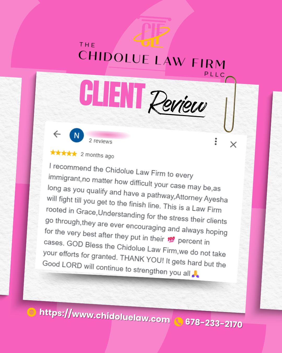 @Ayesha Chidolue Esq.