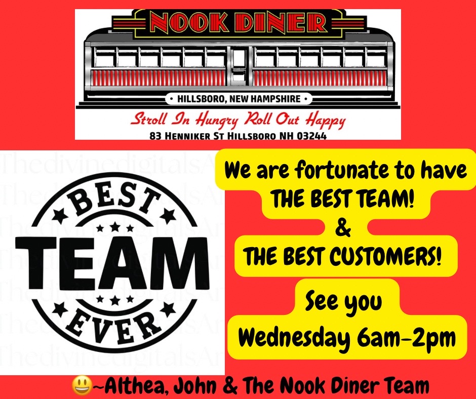 @The Nook Diner Hillsboro NH