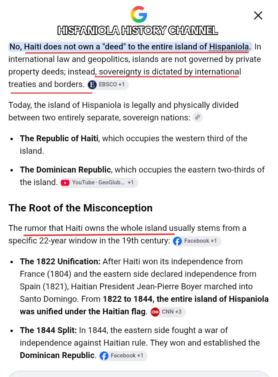 @Hispaniola History Channel