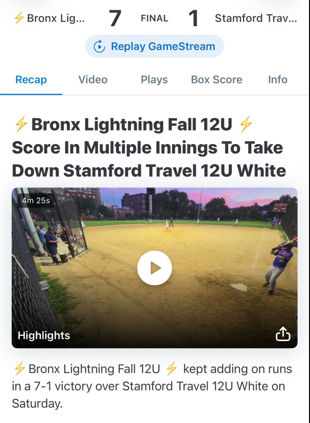 @⚡️ Bronx Lightning ⚡️