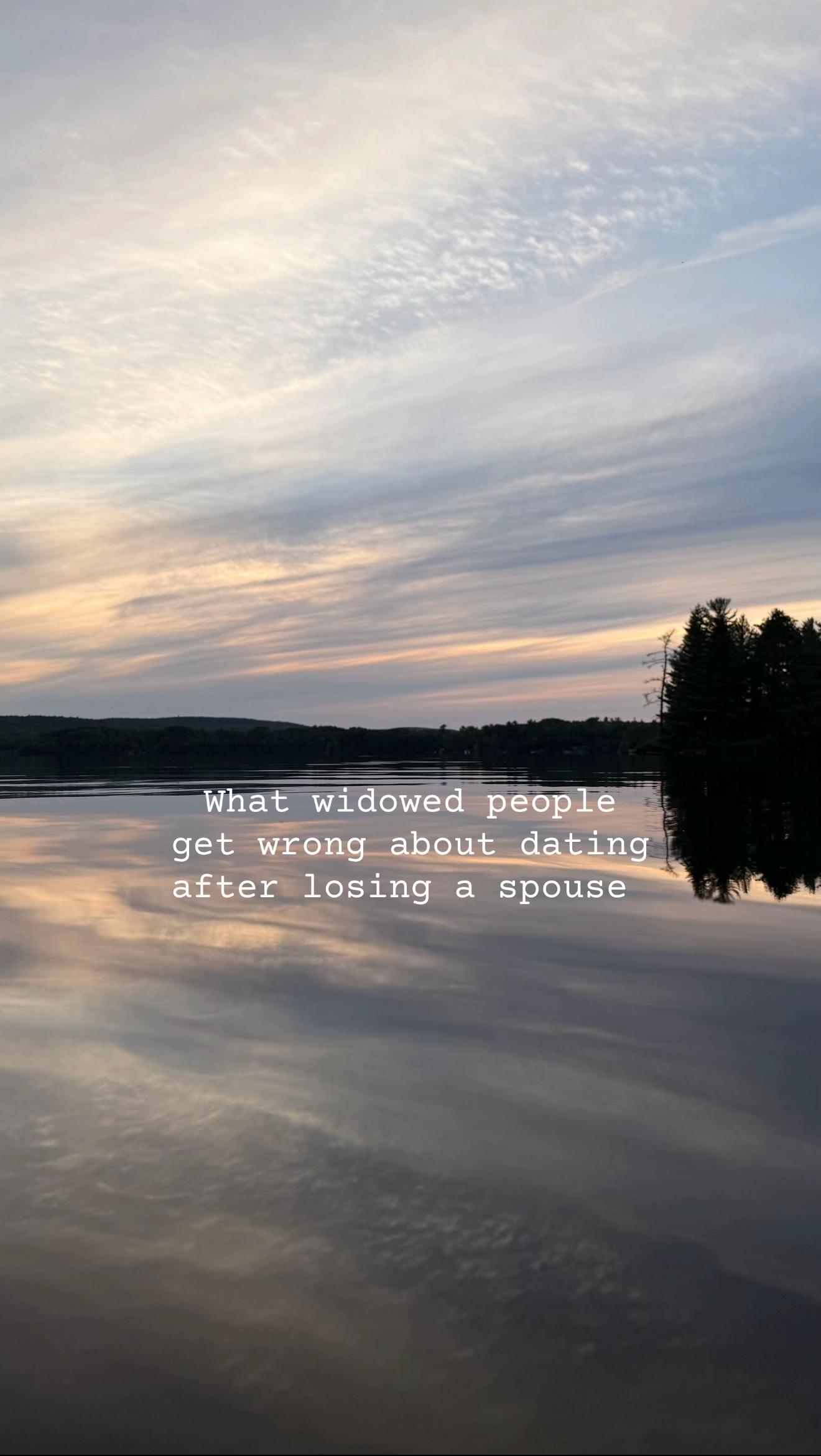 @Steve 🇨🇦 Widowhood & Dating