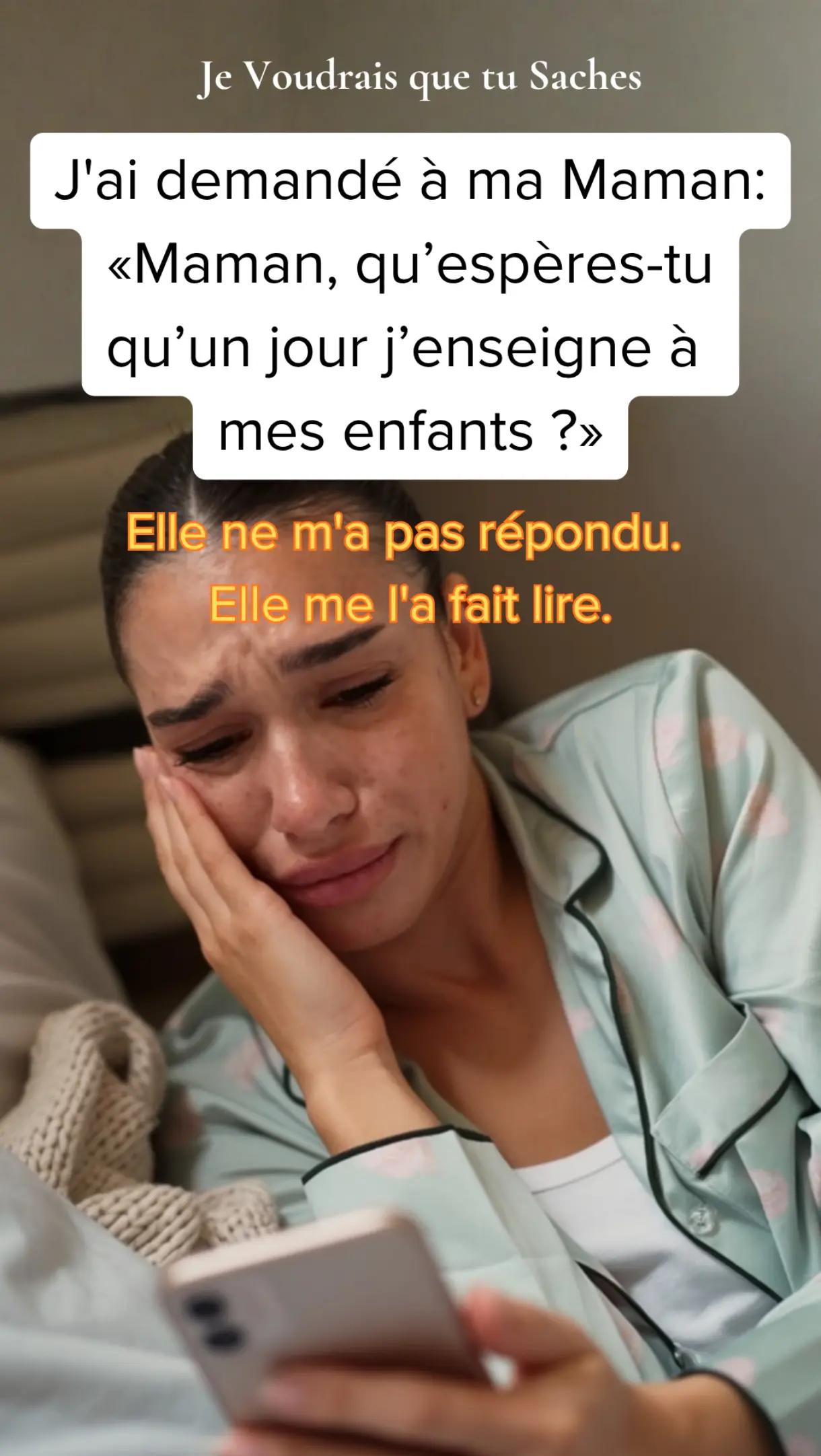 @Je Voudrais Que Tu Saches