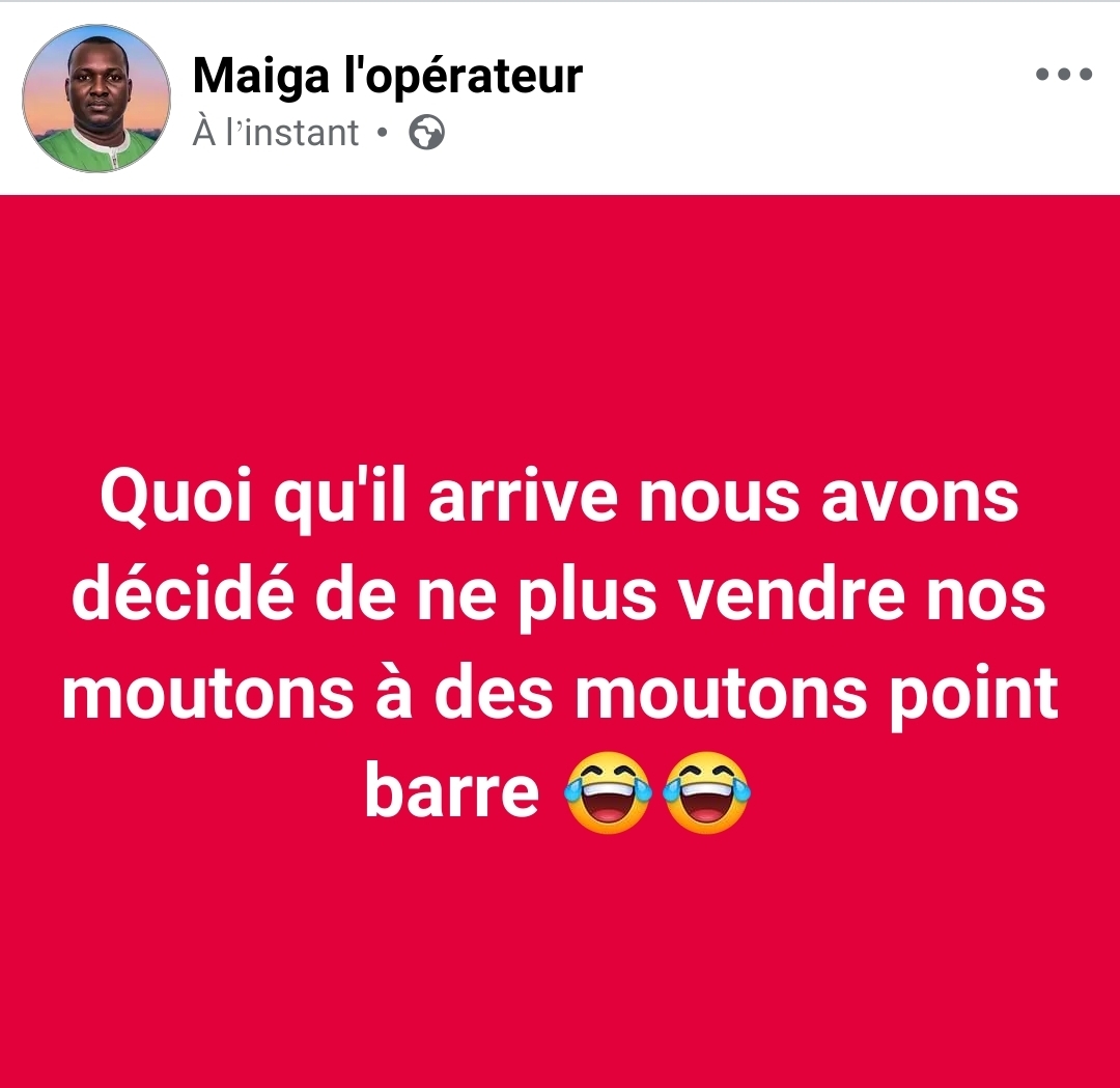 @Maiga l'opérateur