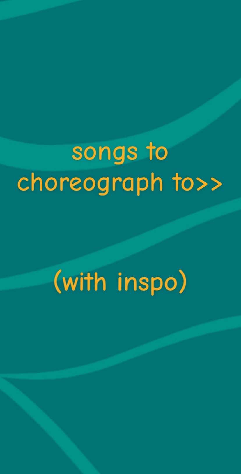 @dance ideas!